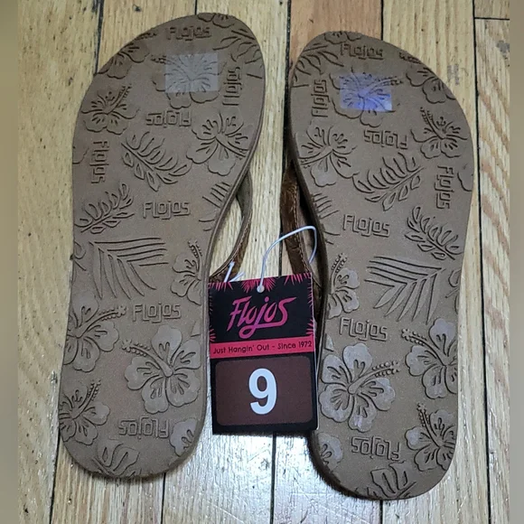 Flojos 'Just Hangin' Out' Sandals - Size 9 - Picture 2 of 4